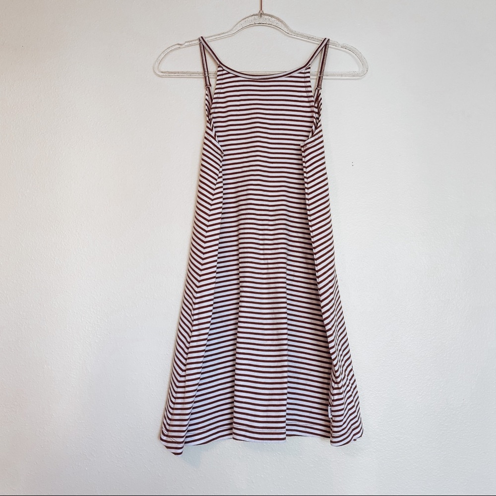 RVCA striped dress with low back